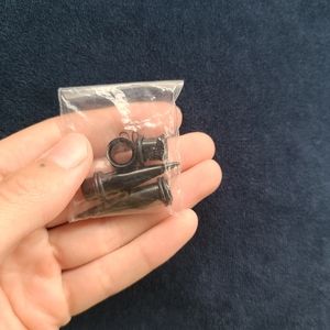 0 gauge black surgical steel tapers + plugs